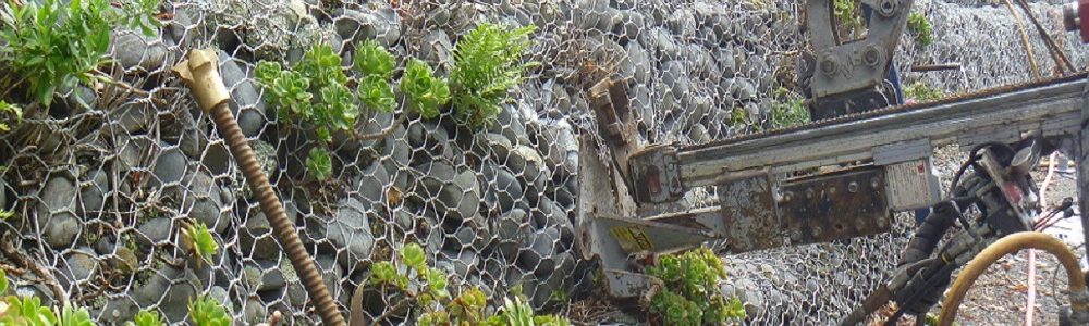 Refurbishment of Gabion Walls with Anchors – a Trial